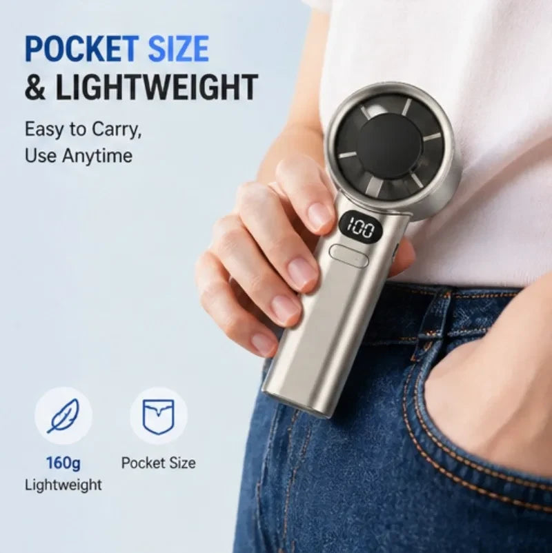 Portable Digital Handheld Fan