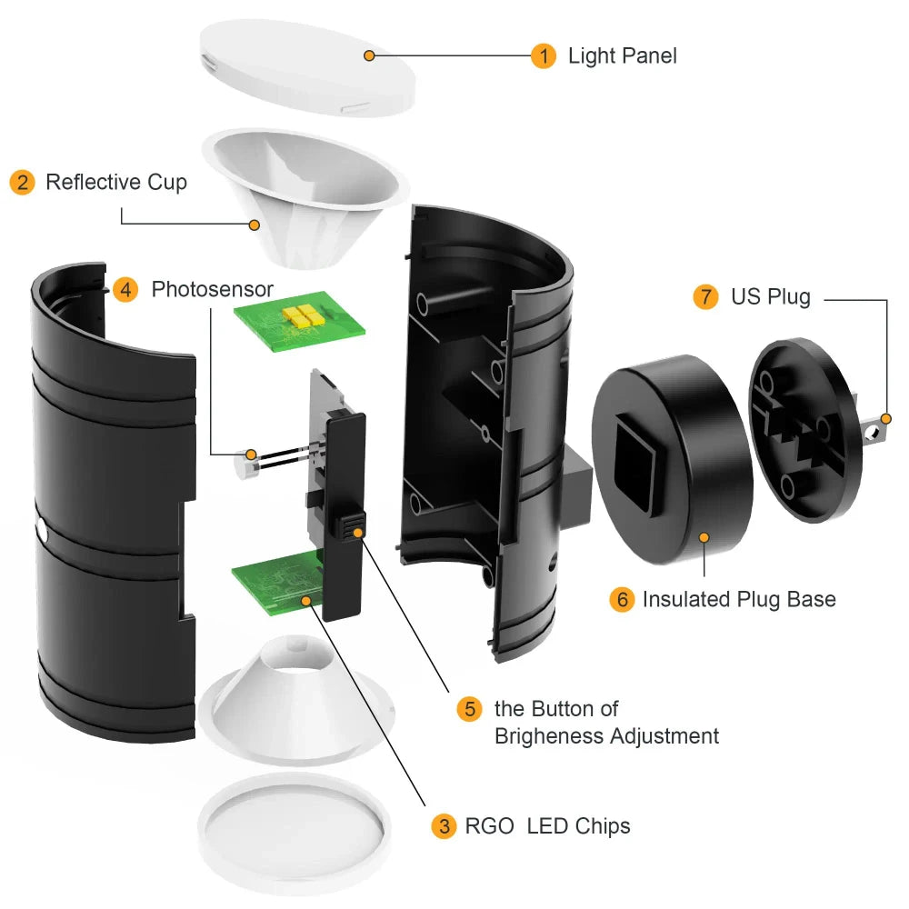 Modern LED Wall Night Light